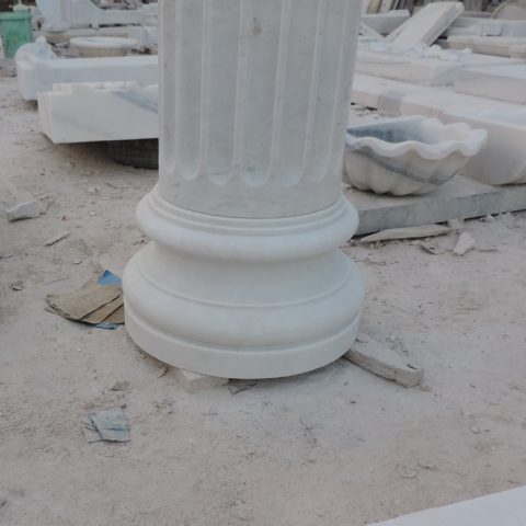 Marble Stone Gate Pillar Design