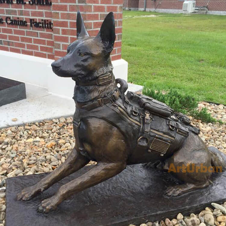 Custom Dog Statue in Bronze, High Quality