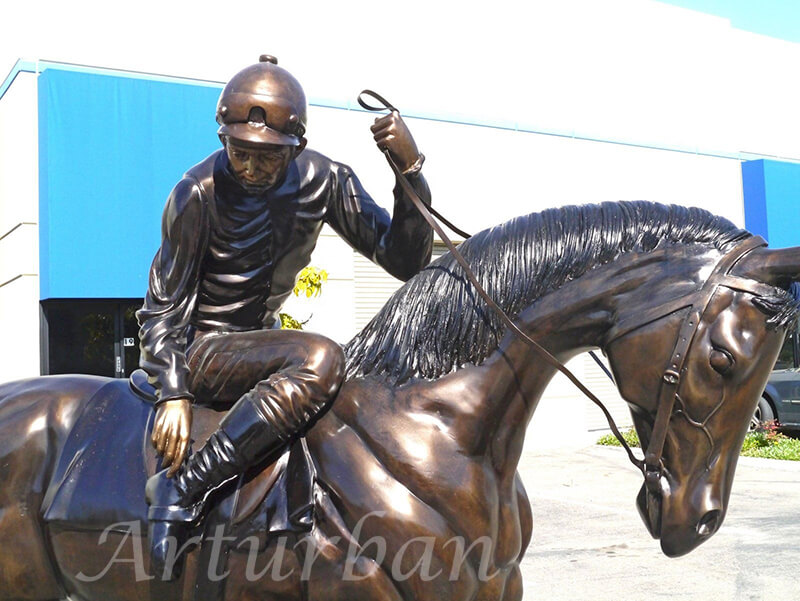 Race Horse Statue
