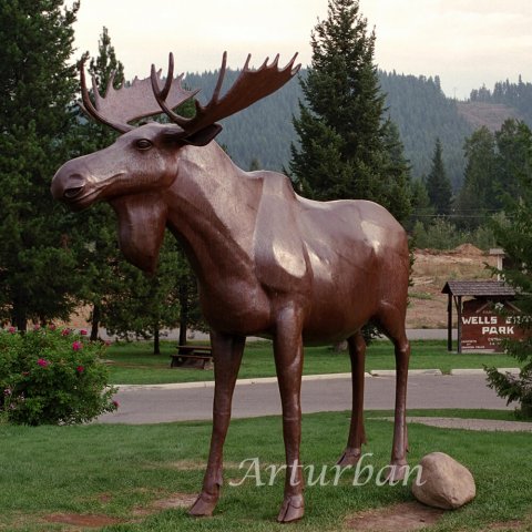moose sculptures for sale
