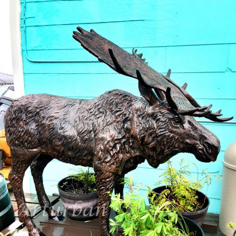 moose sculptures for sale