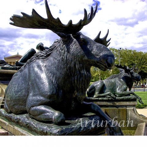 moose sculptures for sale