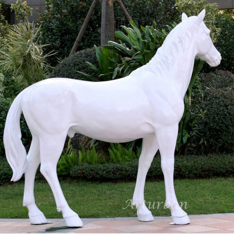 life size fiberglass horse