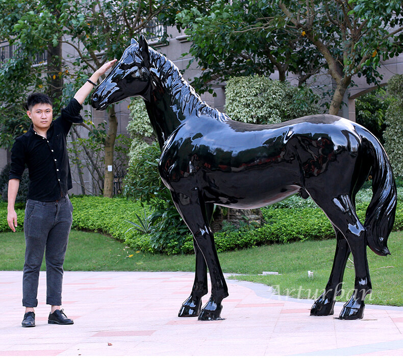 life size horse statue