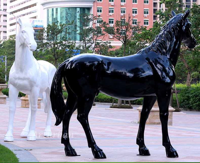 life size fiberglass horse