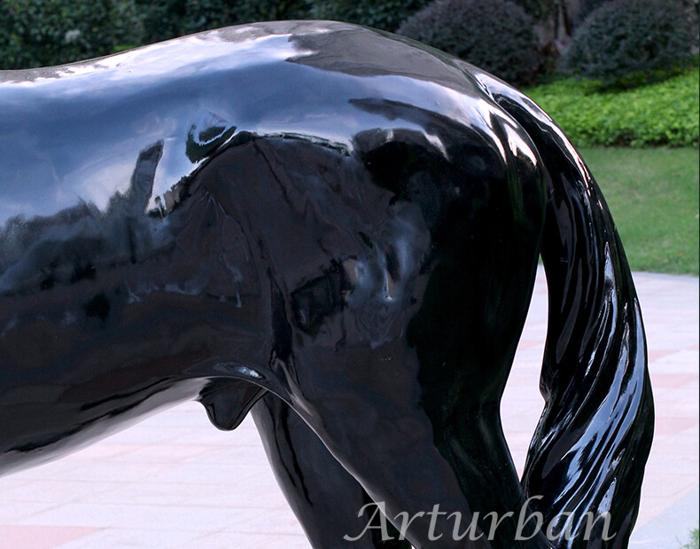 Black Horse Statue