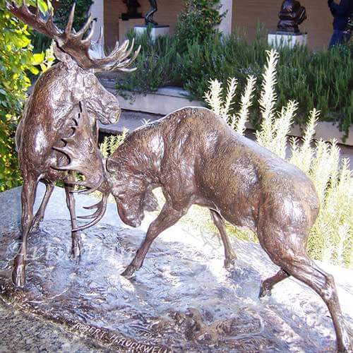 Life Size Moose Statue for Sale