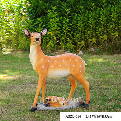 deer garden statue