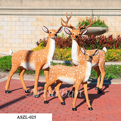 deer garden statue
