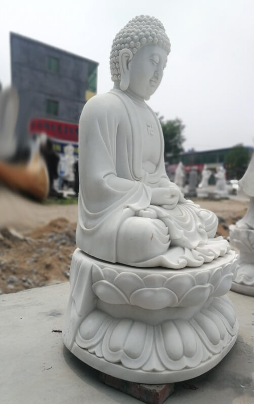 Large Marble Outdoor Buddha Statue for Garden Decoration