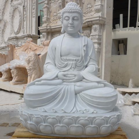 large buddha garden statue