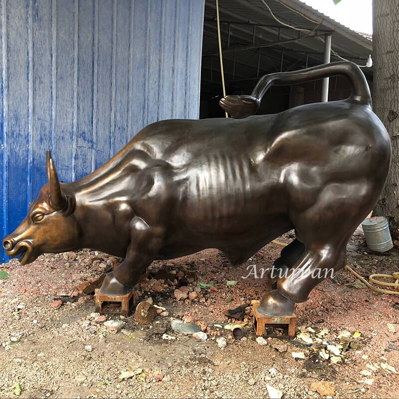 Wall Street Bull Statue for Sale Custom Life Size Animal