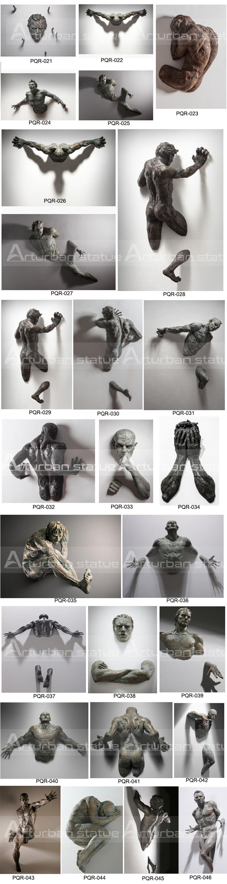Matteo Pugliese Abstract Nude Man Sculpture