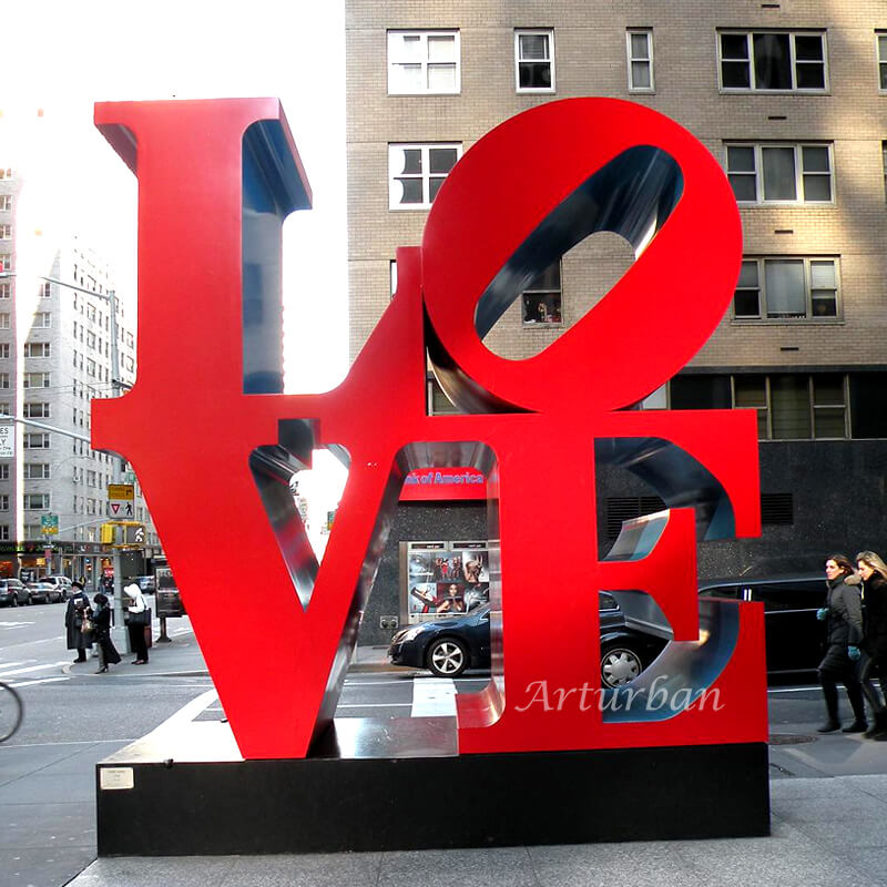 Robert Indiana Love Sculpture for Sale