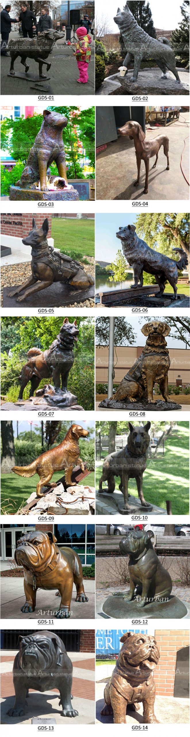 Other design of dog statue