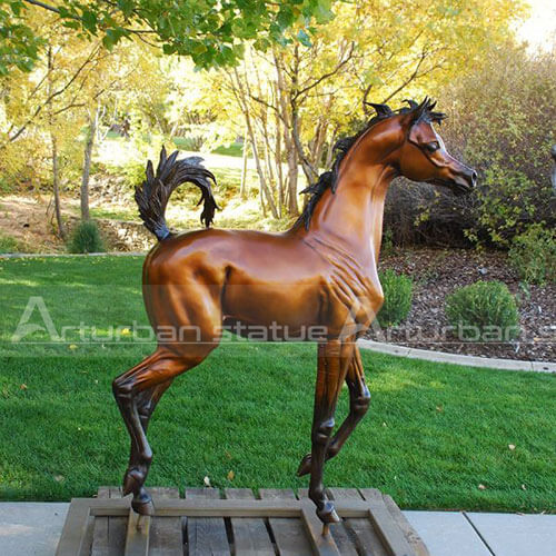 arabian horse statue