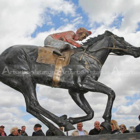 race horse statue