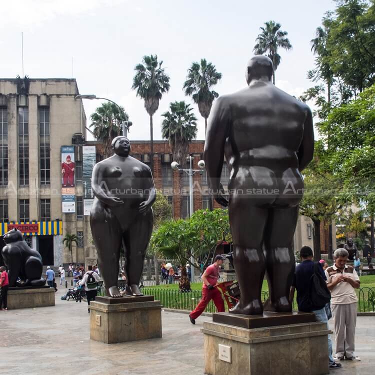 Botero Adam and Eve Sculpture