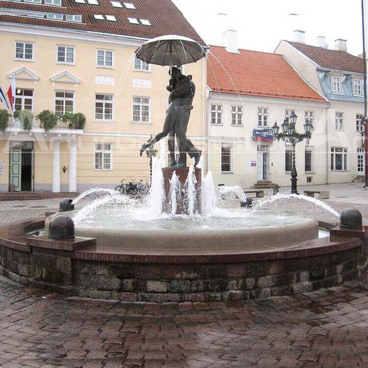 Bronze Lovers Fountain