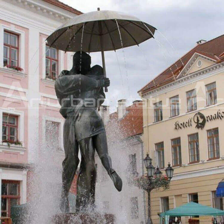 Outdoor Boy and Girl fountain