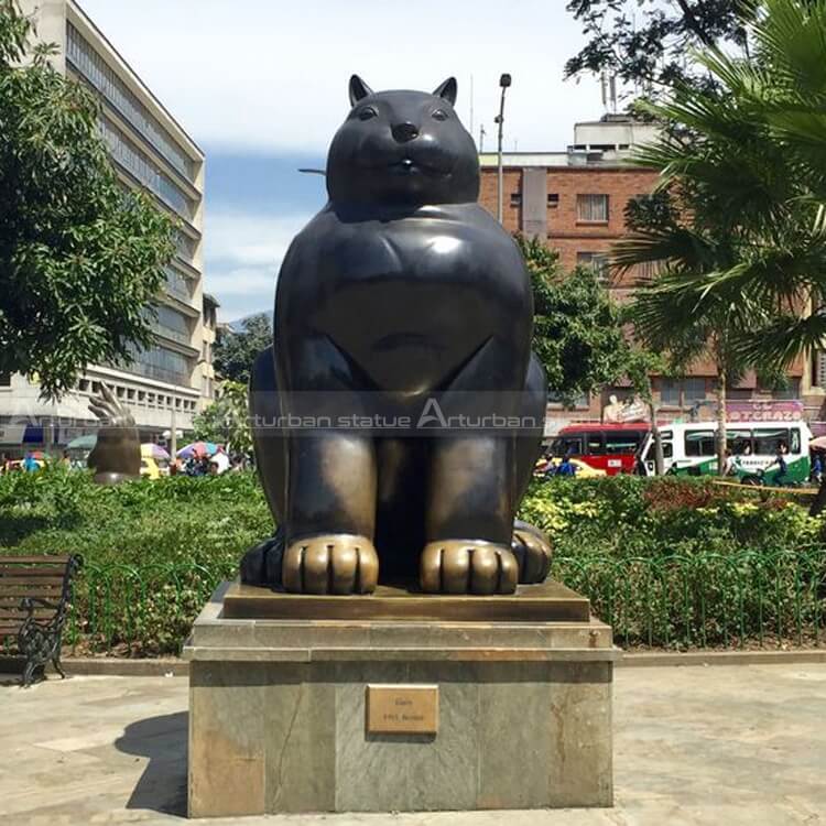 botero dog sculpture