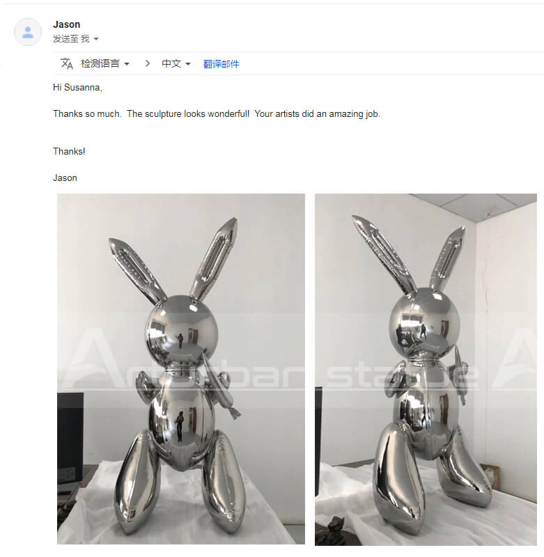 balloon rabbit sculpture