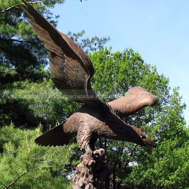 life size outdoor eagle statues