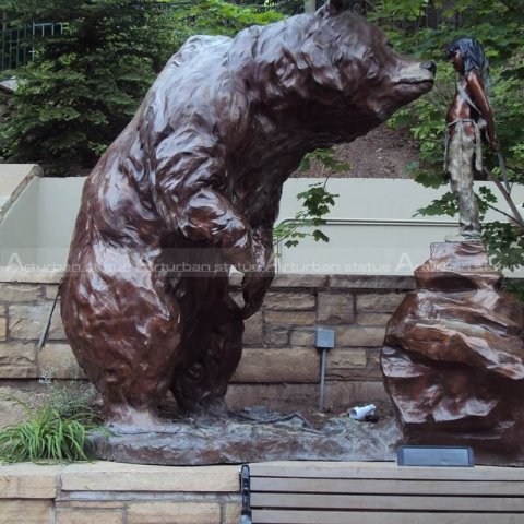 decorative bear statues