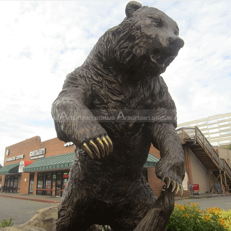 Bear Lawn Statue