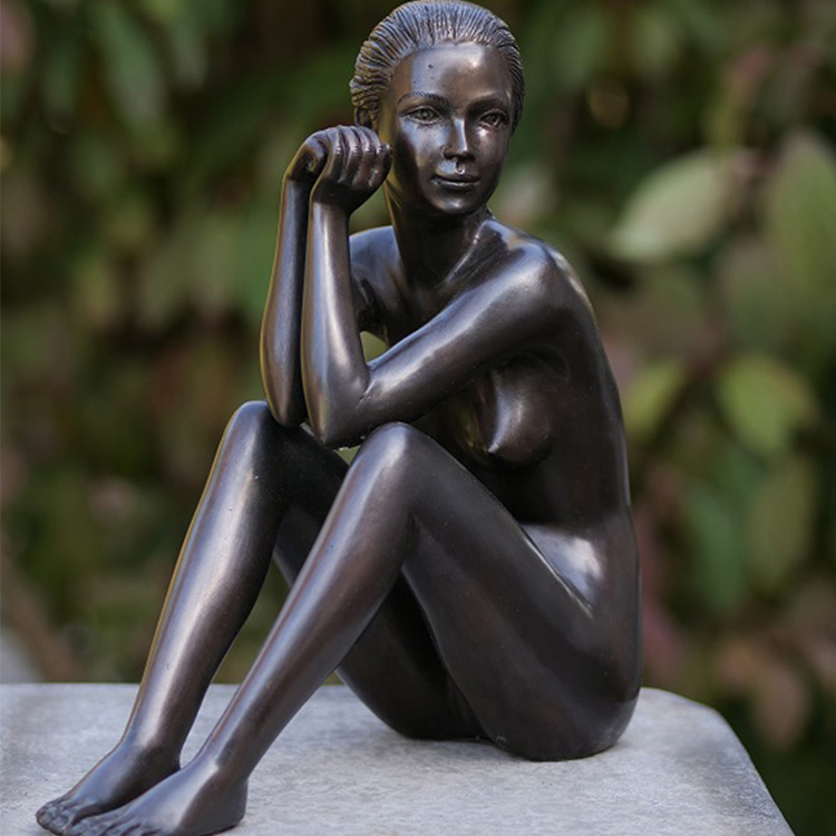 Detail of the female nude, statue outside Emancipation 