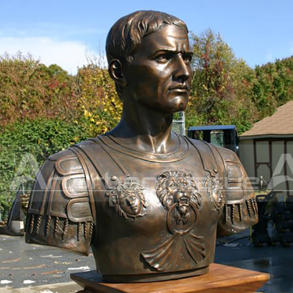 left side Julius caesar statue