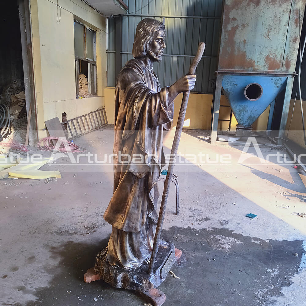 St Jude Sculpture Christian Patron Saint Statue for Garden Outdoor