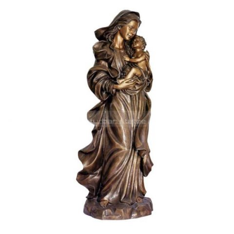 famous statue of mary holding baby jesus