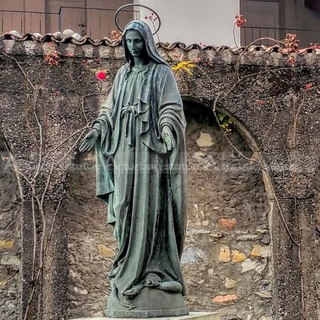mother mary garden statue