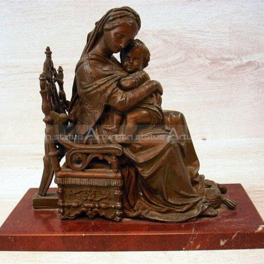 Mary and Child Statue