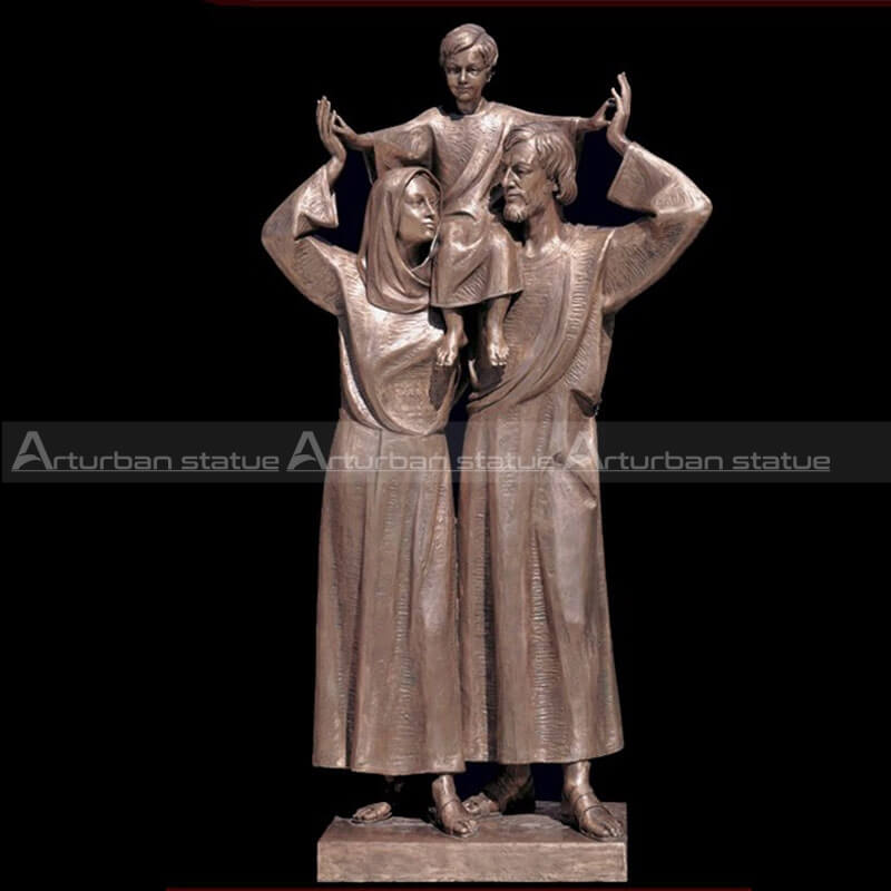 jesus mary joseph statue