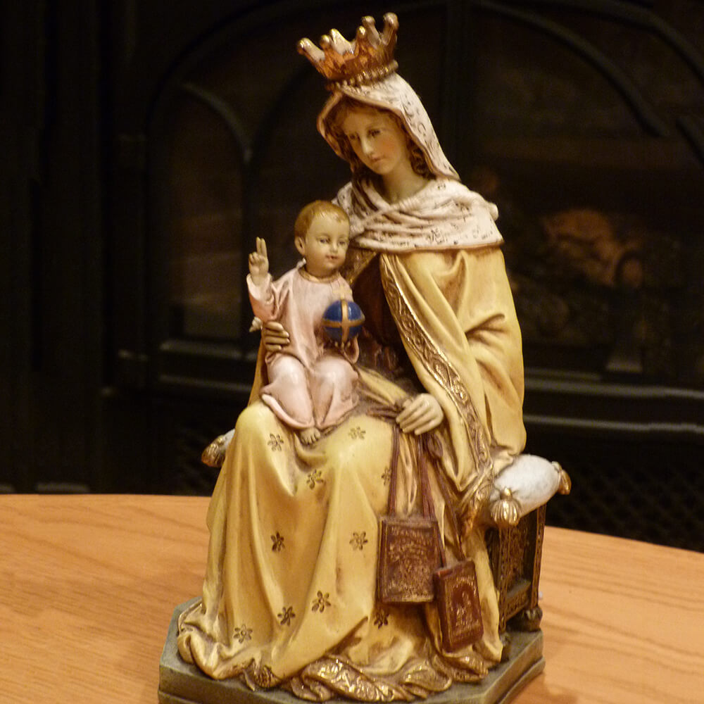 Mary Seat of Wisdom Statue