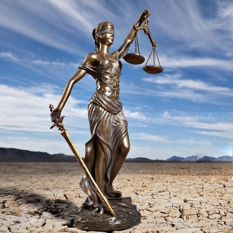 blind justice statue