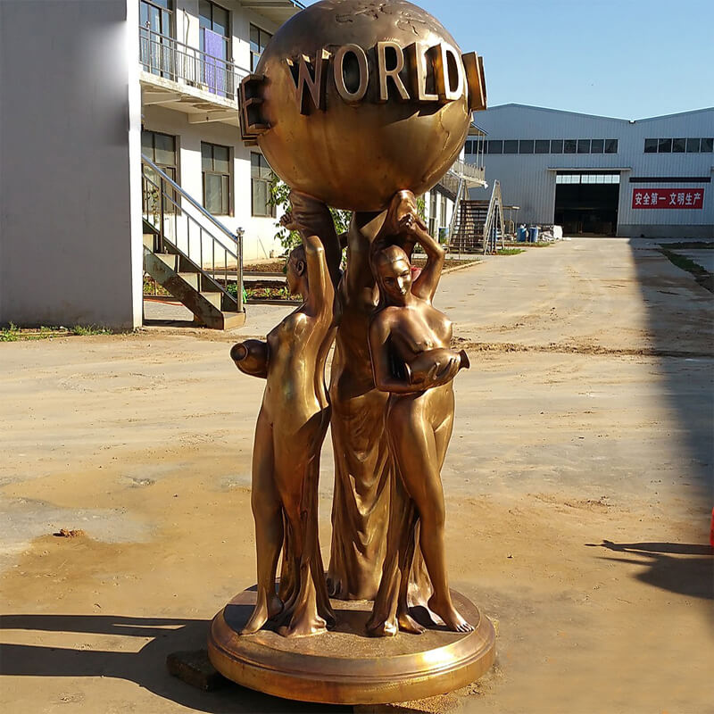 The World Is Yours Scarface Statue 12" 