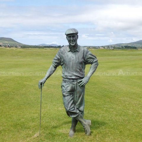 life size golf statues