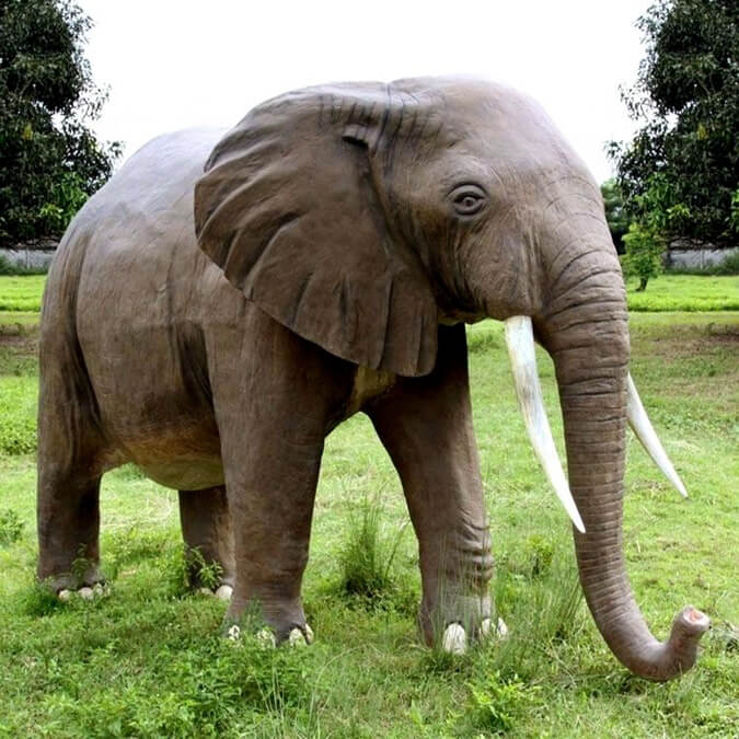 life size elephant statue
