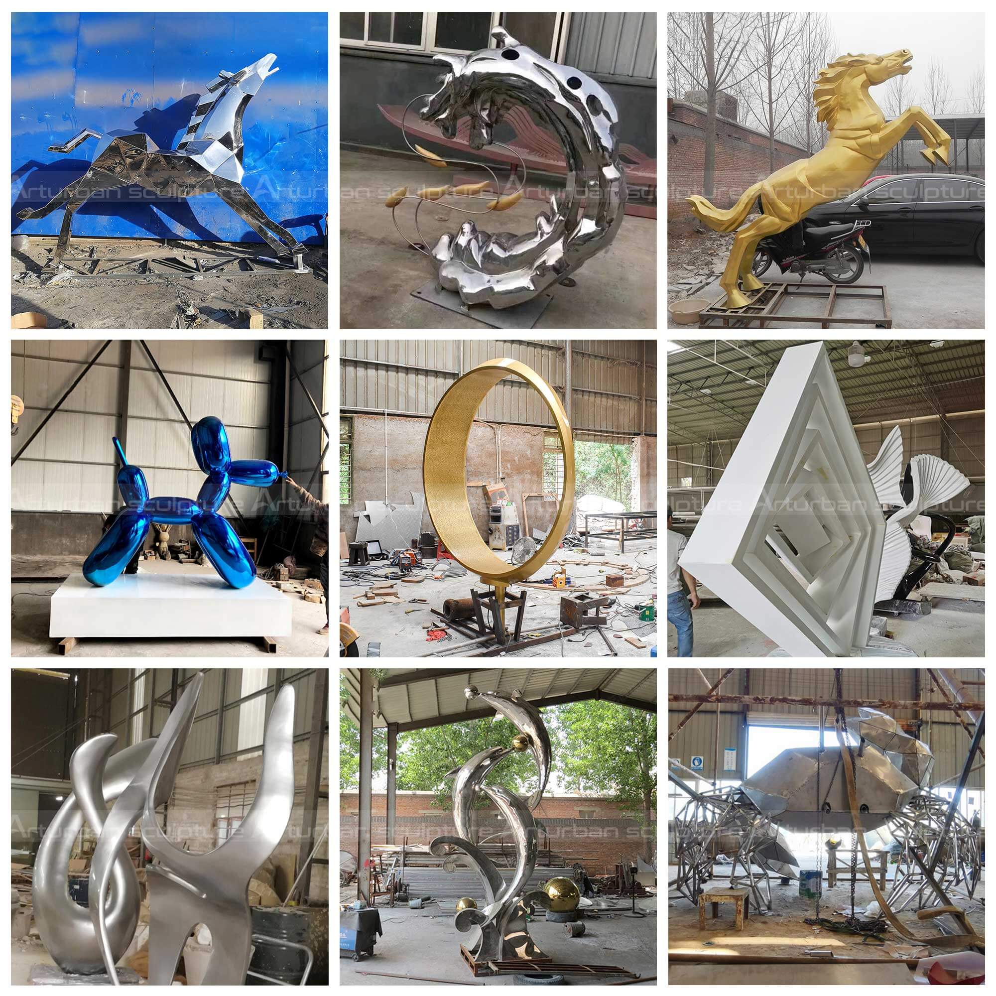 stainless steel sculpture
