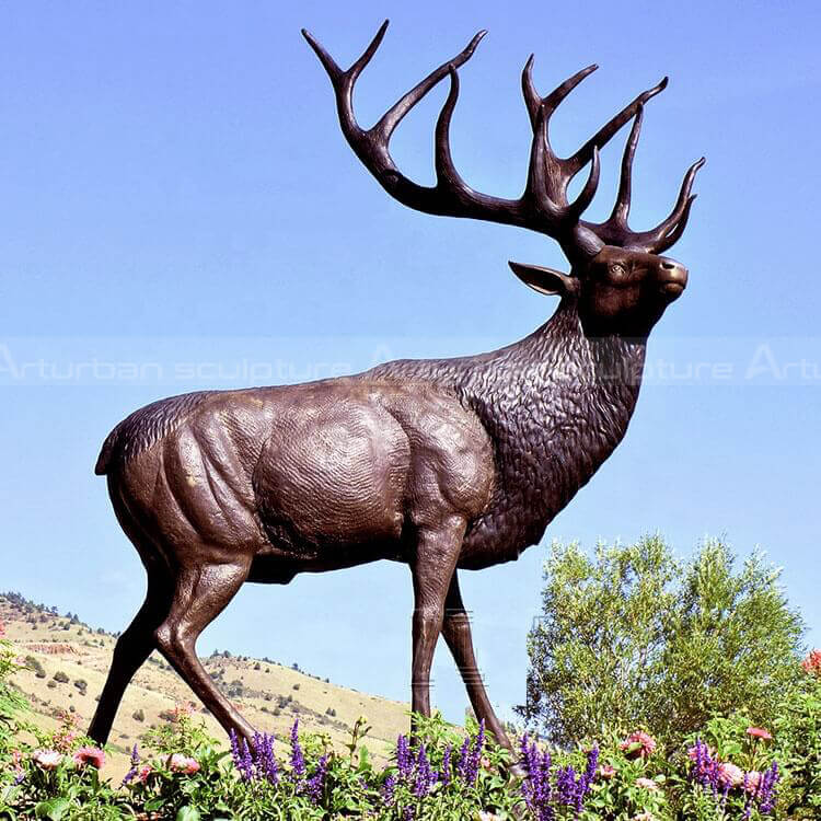 deer statue for yard