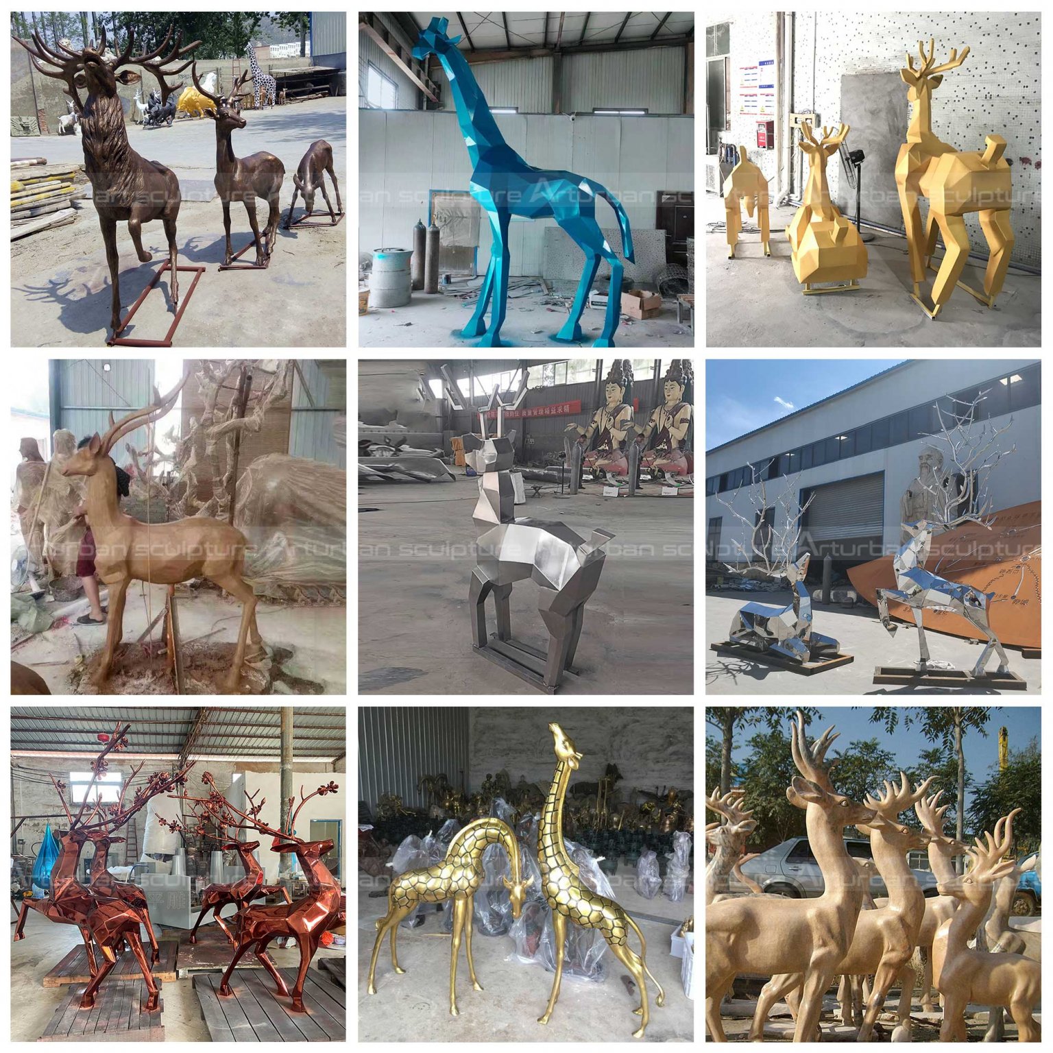 Life Size Elk Statue for Sale, Outdoor for Garden Decoration