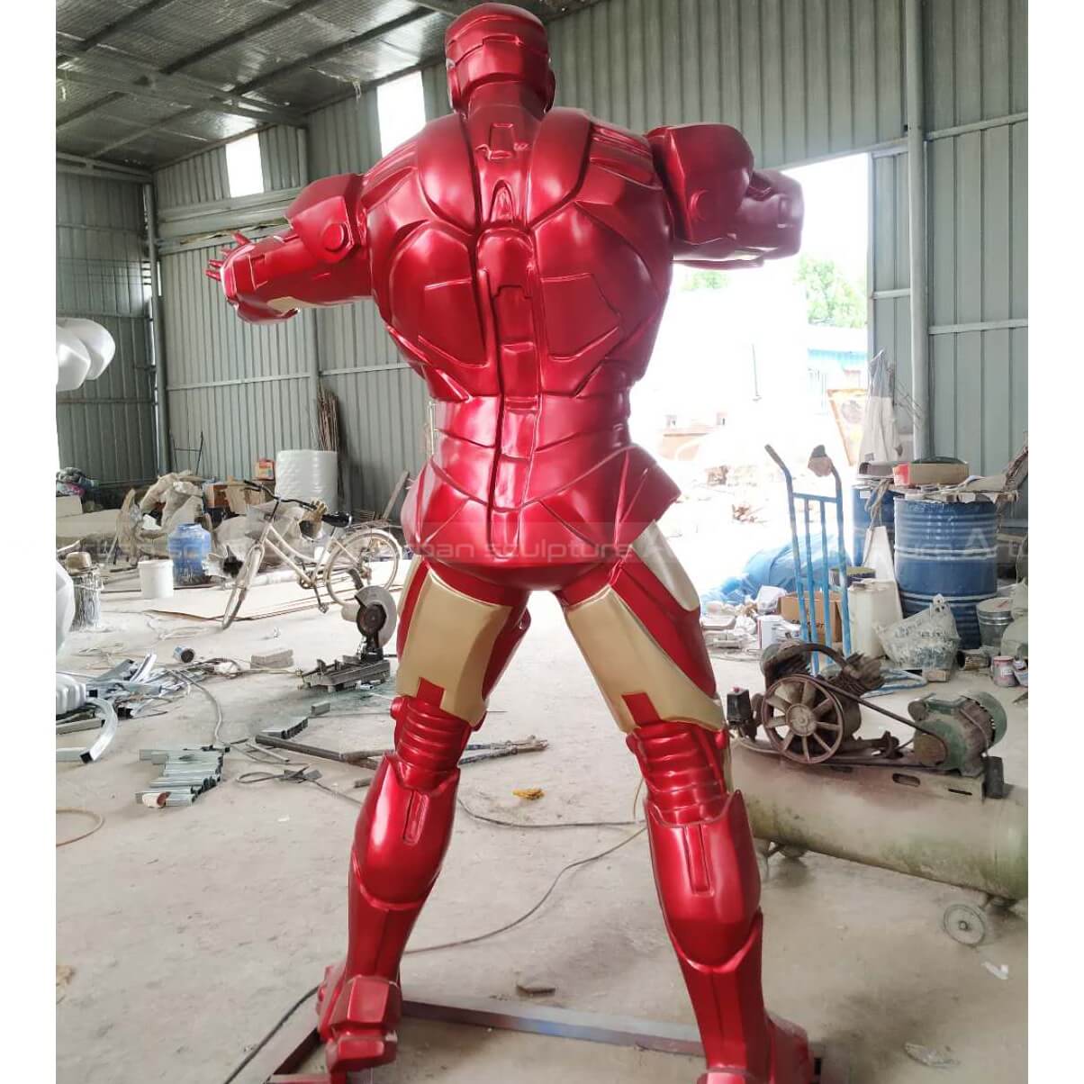 fiberglass iron man statue for sale