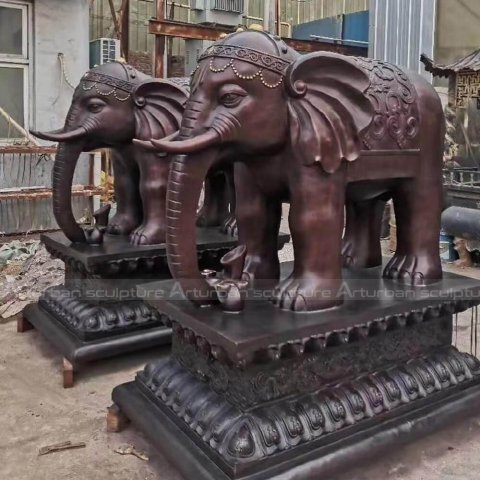 indian elephant sculpture
