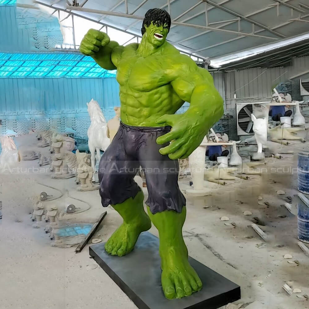 large hulk sculpture