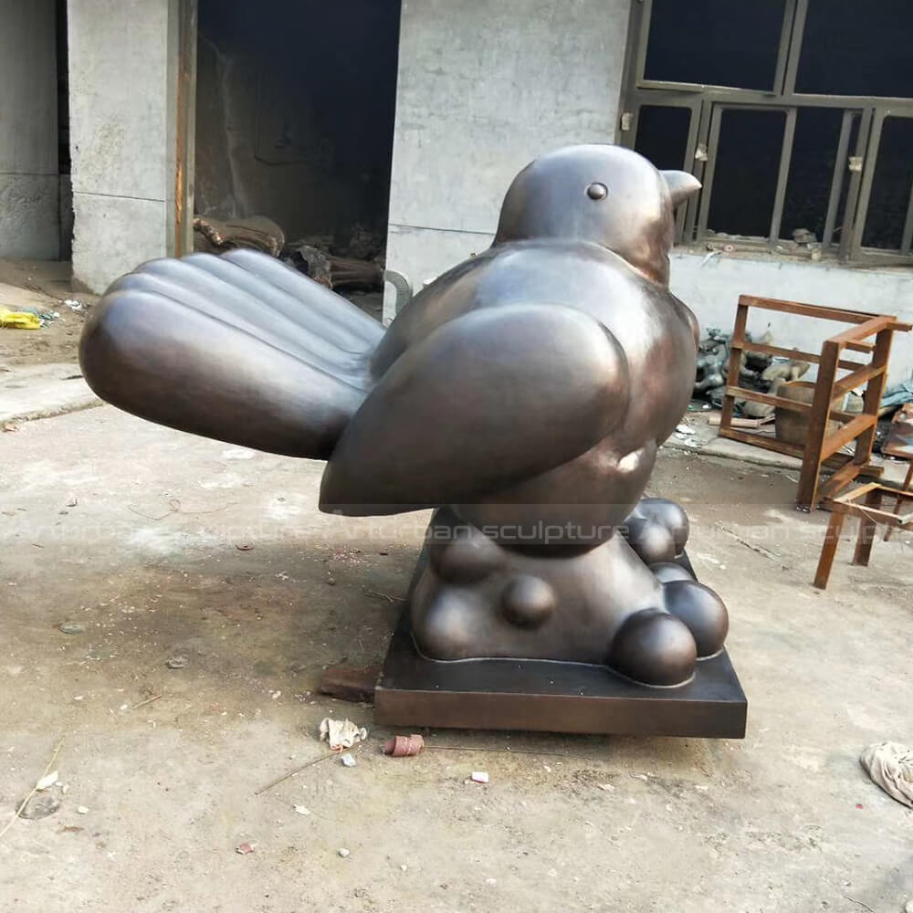fat bird sculpture
