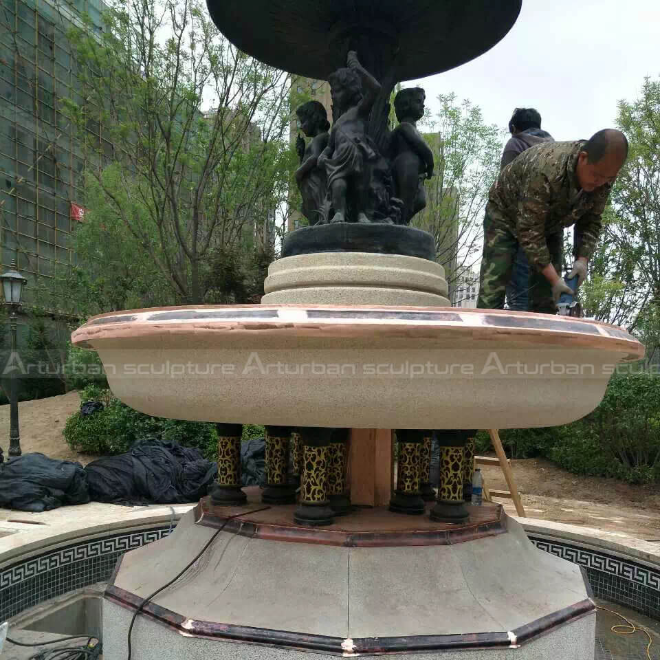 central park angel fountain