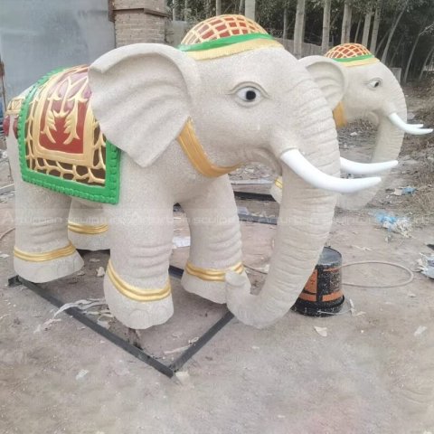 fiberglass elephant statue